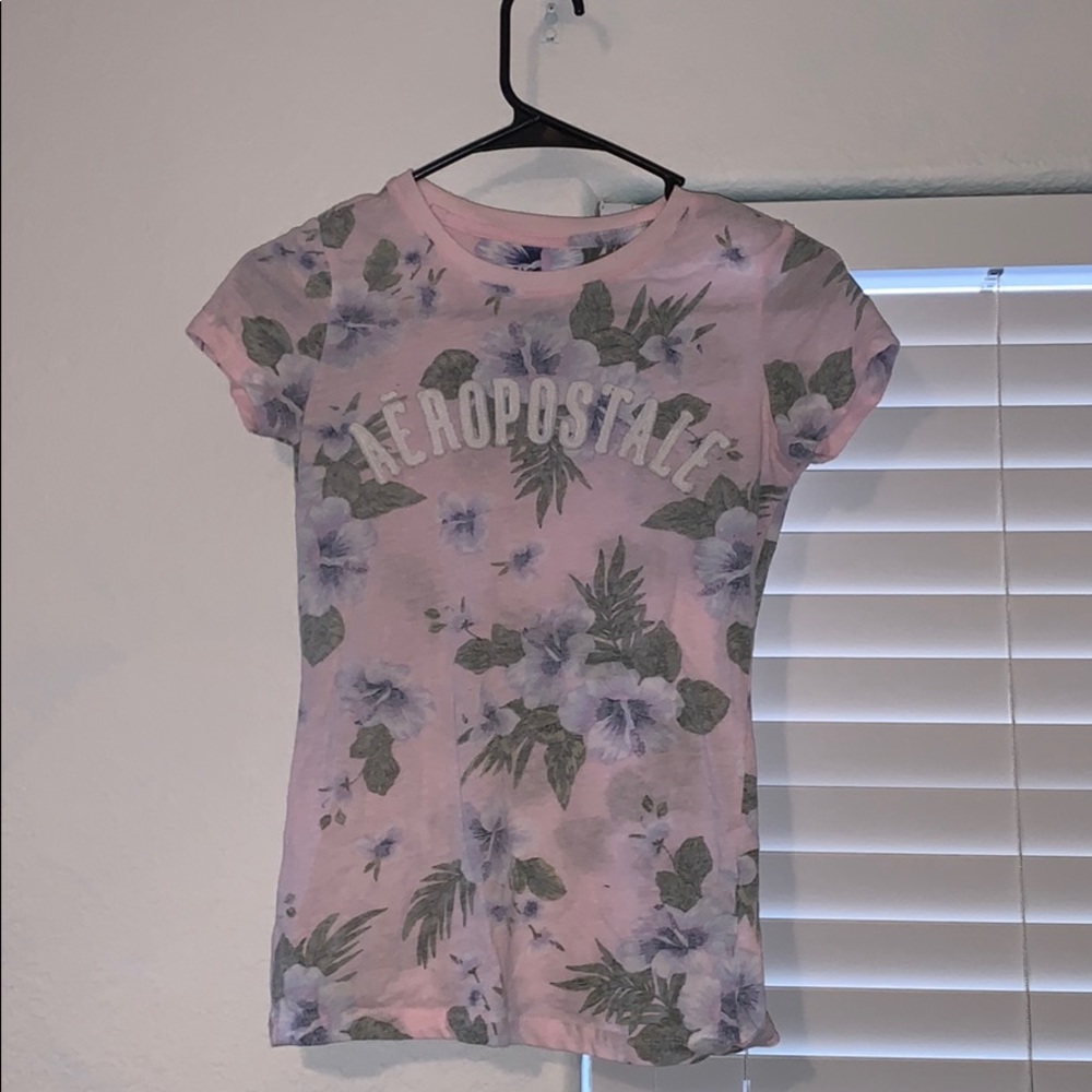 Aeropostale tropical tee (size xs)